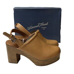 Universal Thread Women’s Watson Heels – Tan – Size 8.5
